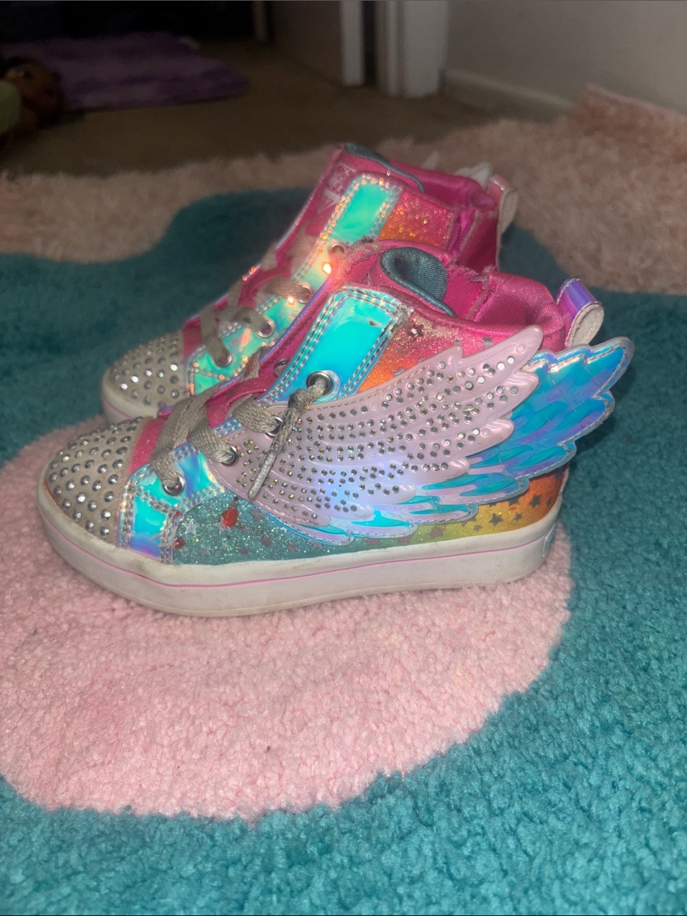 Girl’s Light Up Sketchers Twinkle Toes - Picture 4 of 5